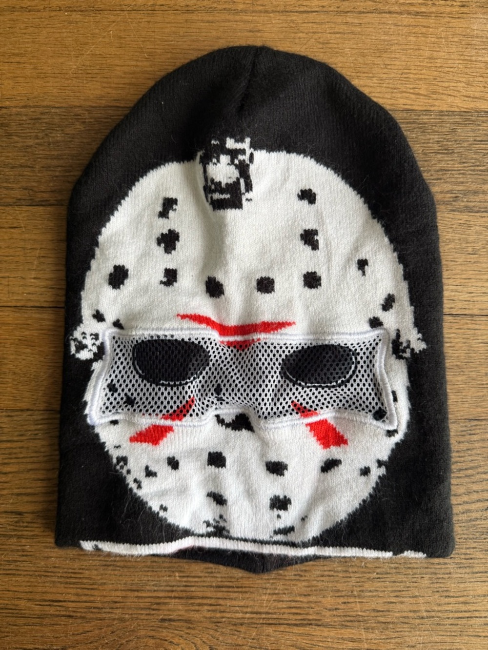 Friday the 13th Jason Voorhees Flip Down Mask Winter Beanie Adult Hat